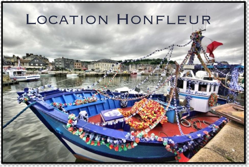 Le Bellevue - Beautiful Sea View Lägenhet Honfleur Exteriör bild